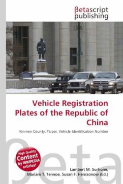 Vehicle Registration Plates of the Republic of China