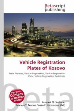 Vehicle Registration Plates of Kosovo