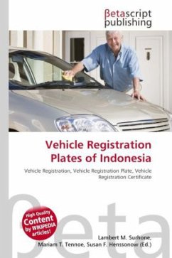 Vehicle Registration Plates of Indonesia