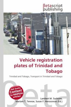 Vehicle registration plates of Trinidad and Tobago