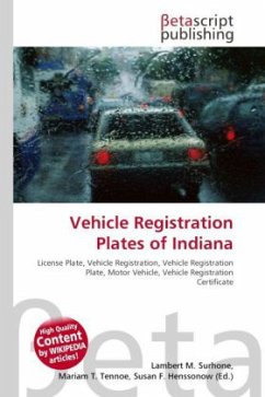 Vehicle Registration Plates of Indiana