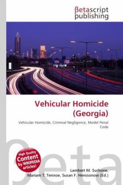 Vehicular Homicide (Georgia)