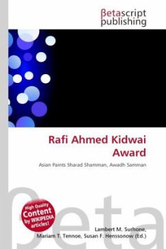 Rafi Ahmed Kidwai Award