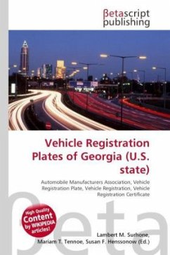 Vehicle Registration Plates of Georgia (U.S. state)