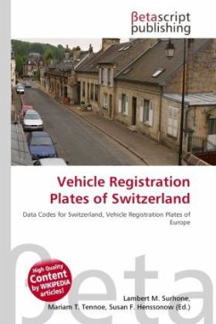 Vehicle Registration Plates of Switzerland