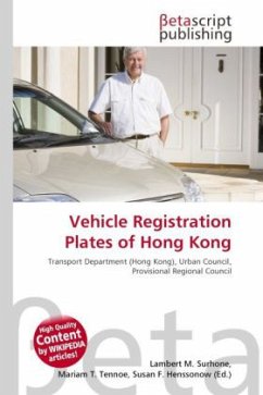 Vehicle Registration Plates of Hong Kong