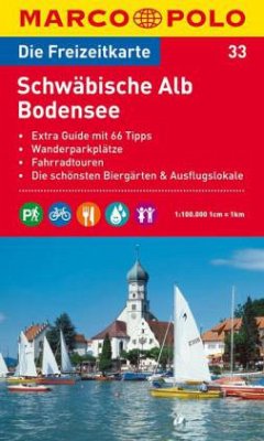 Die Freizeitkarte Schwäbische Alb, Bodensee