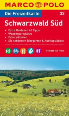 Die Freizeitkarte Schwarzwald Süd