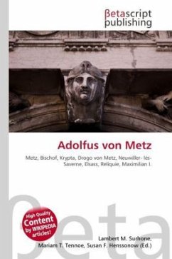 Cover Adolfus von Metz