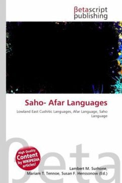 Saho- Afar Languages