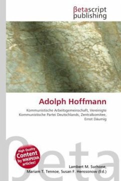 Cover Adolph Hoffmann
