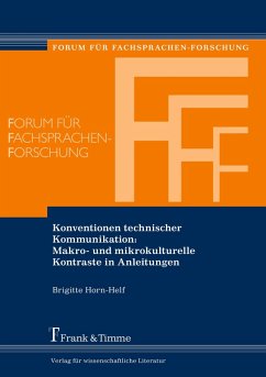 Cover Konventionen technischer Kommunikation: Makro- und mikrokulturelle Kontraste in Anleitungen