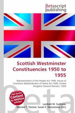 Scottish Westminster Constituencies 1950 to 1955