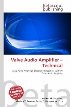 Valve Audio Amplifier - Technical