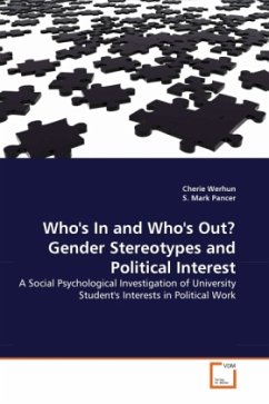 Who's In and Who's Out? Gender Stereotypes and Political Interest - Werhun, Cherie;Mark Pancer, S.