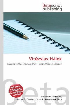 Cover Vít zslav Hálek