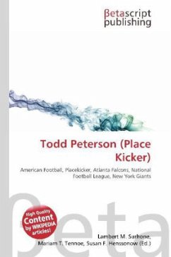 Todd Peterson (Place Kicker)