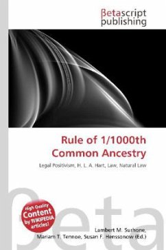 Rule of 1/1000th Common Ancestry