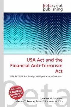 USA Act and the Financial Anti-Terrorism Act