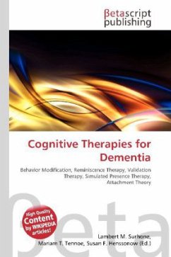 Cognitive Therapies for Dementia