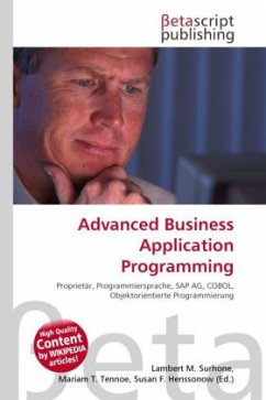 Advanced Business Application Programming