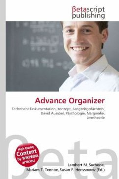 Advance Organizer Cover Advance Organizer