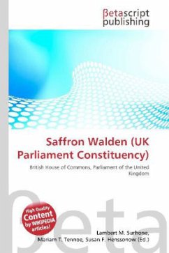 Saffron Walden (UK Parliament Constituency)
