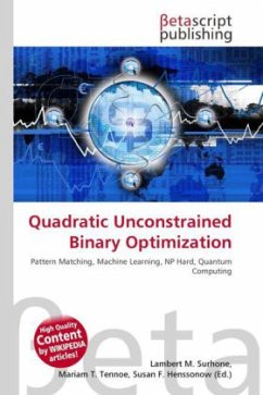 Quadratic Unconstrained Binary Optimization