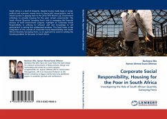 Corporate Social Responsibility, Housing for the Poor in South Africa - Mia, Basheera;Ahmed Ezzat Othman, Ayman