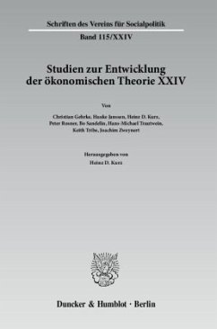 Studien zur Entwicklung der ökonomischen Theorie