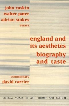 England and its Aesthetes - Carrier, David
