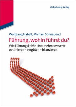 Führung, wohin führst du? Wie Führungskräfte Unternehmenswerte optimieren - vergüten - bilanzieren. - Habelt, Wolfgang und Michael Sonnabend