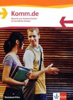 Cover Komm.de. Deutsch und Kommunikation für berufliche Schulen Rheinland-Pfalz