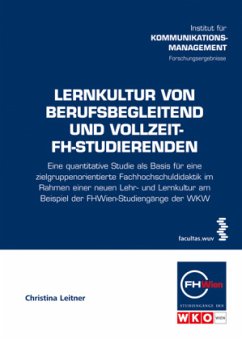 Cover Lernkultur von berufsbegleitend und Vollzeit-FH-Studierenden