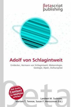 Cover Adolf von Schlagintweit