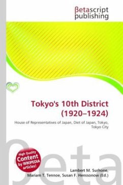 Tokyo's 10th District (1920 - 1924 )
