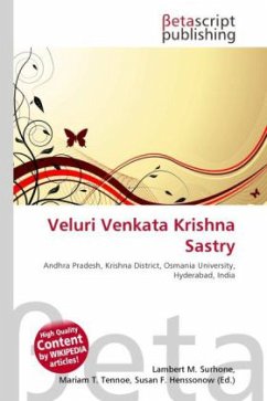 Veluri Venkata Krishna Sastry