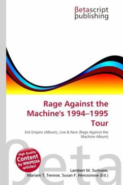 Rage Against the Machine's 1994 - 1995 Tour