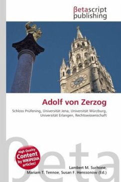 Cover Adolf von Zerzog
