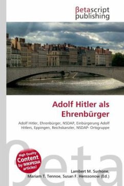 Adolf Hitler als Ehrenbürger