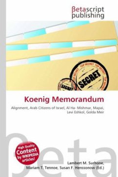 Cover Koenig Memorandum