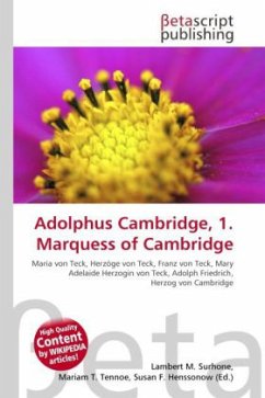 Adolphus Cambridge, 1. Marquess of Cambridge