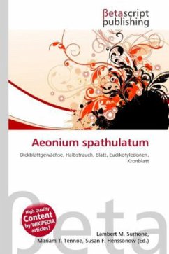 Aeonium spathulatum
