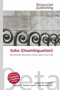 Soba (Disambiguation)