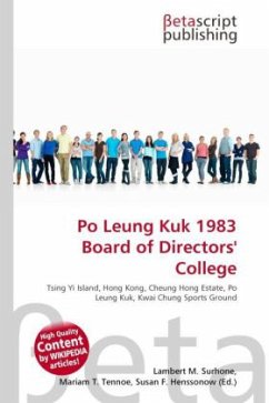 Po Leung Kuk 1983 Board of Directors' College