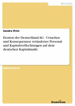 Erosion der Deutschland AG - Ursachen und Konsequenzen veränderter Personal- und Kapitalverflechtungen auf dem deutschen Kapitalmarkt - Ifrim, Sandra