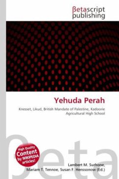Cover Yehuda Perah