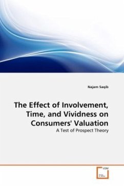 The Effect of Involvement, Time, and Vividness on Consumers' Valuation