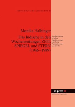 Cover Das Jüdische in den Wochenzeitungen Zeit, Spiegel und Stern (1946-1989)