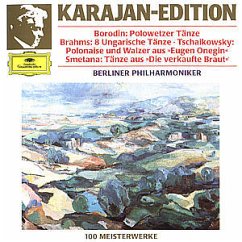 Brahms: Hungarian Dances / Borodin: Dance of the Polovtsian Maidens / Tchaikovsky: Polonaise, Waltz / Smetana: Dances fr - Herbert von Karajan